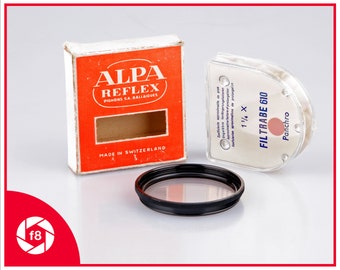 Alpa Reflex Filtrabe No 610 Panchro Pale Pink Filter w/ Box & Case