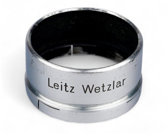 Rare Leica Leitz FISON Hood: 2nd Version Chrome, Vintage Accessory