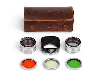 Rollei Rolleiflex Filter Set Bay 1 RI Hood Rolleinar 1 & 2 UV Orange Green