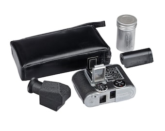 RARE Concava Tessina L Black Swiss Made Subminiature Camera + Prism + Case