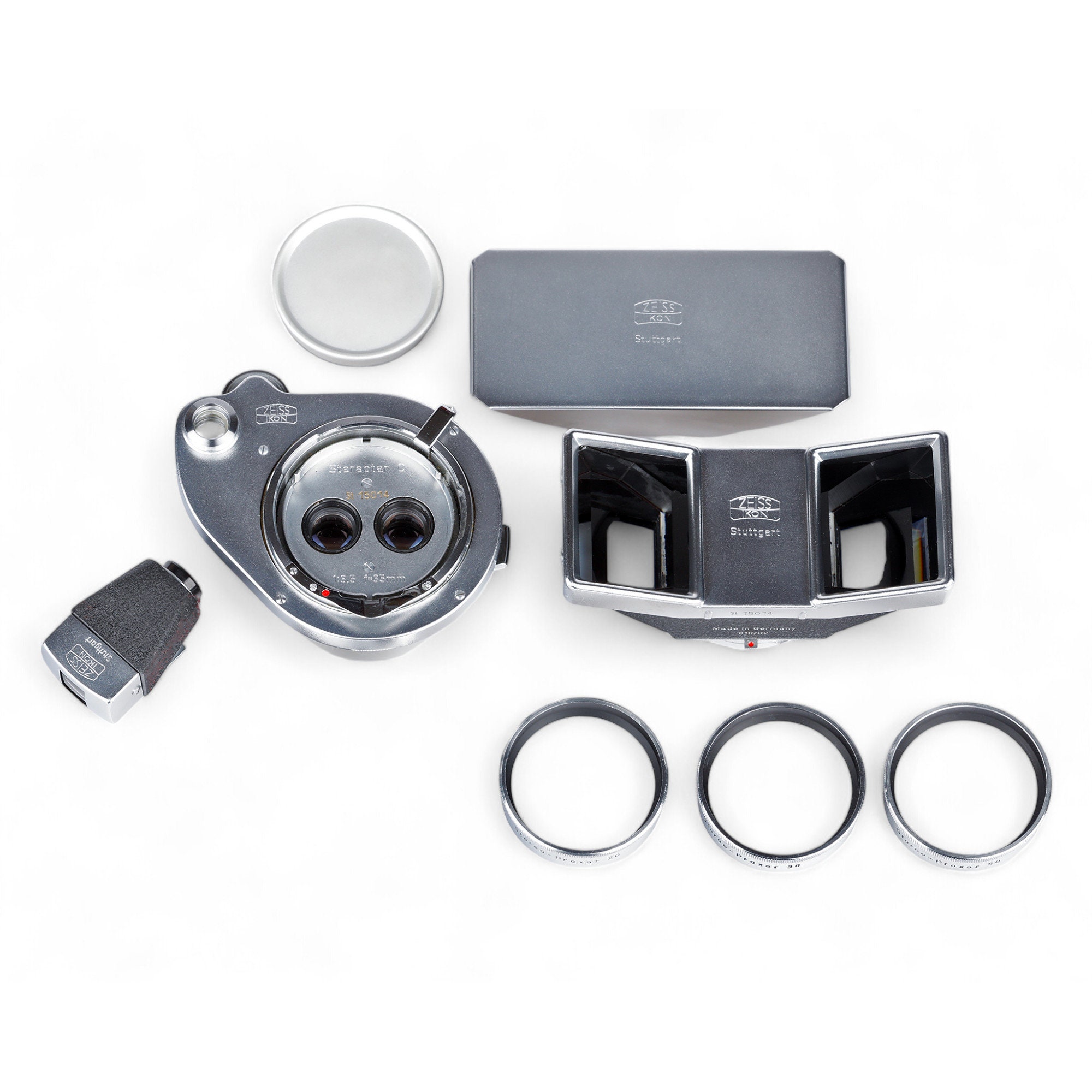 Rare Zeiss Ikon Stereotar C Stereo Lens Outfit: Vintage Contax