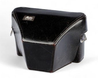Vintage Leitz Leicaflex SL Black Leather Camera Case