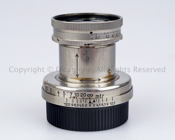 Leica Leitz SUMMAR 50mm F2 5cm 50/2 Nickel Yr.1934 LTM Mount - Etsy
