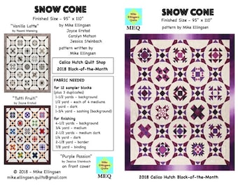 2018 Snow Cone BOM (95" x 110”)