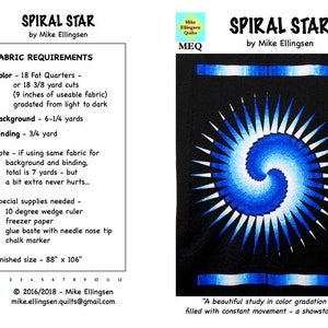 Spiral Star (88" x 106”)