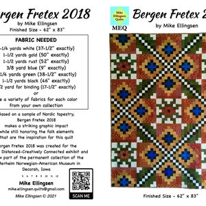 Bergen Fretex 2018 (62&quot; x 83”)
