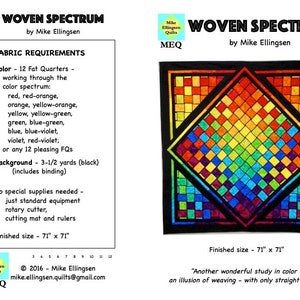 Woven Spectrum (71" x 71”)