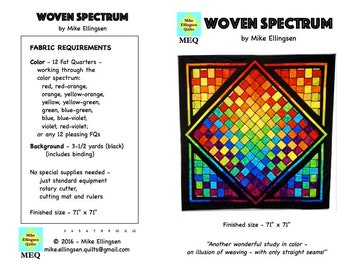 Woven Spectrum (71" x 71”)