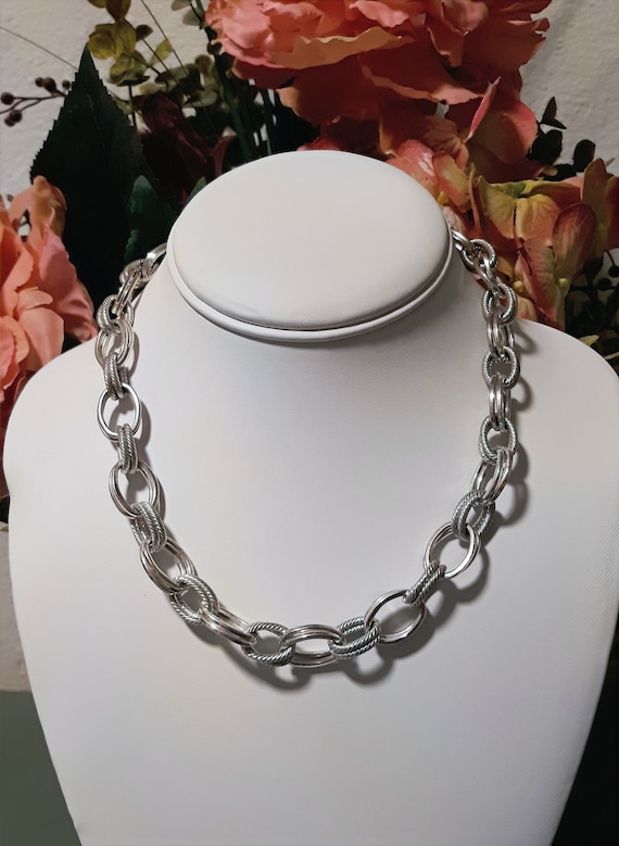 Collier magnifique couleur or Signé Goldette cabochon topaze bijou