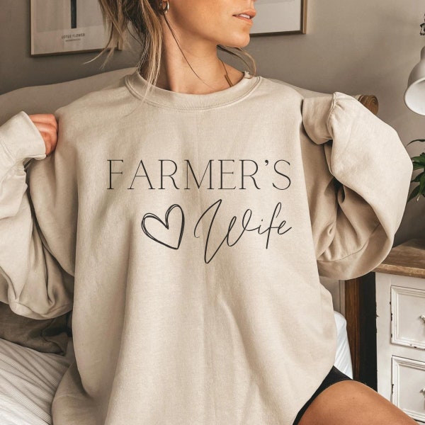 Farmer's Wife Sweatshirt, Farmer's Wife Shirt, Harvest Sweatshirt, Farm Life Shirt, Dibs on the Farmer, Support Your Local Farmer, Farm Life