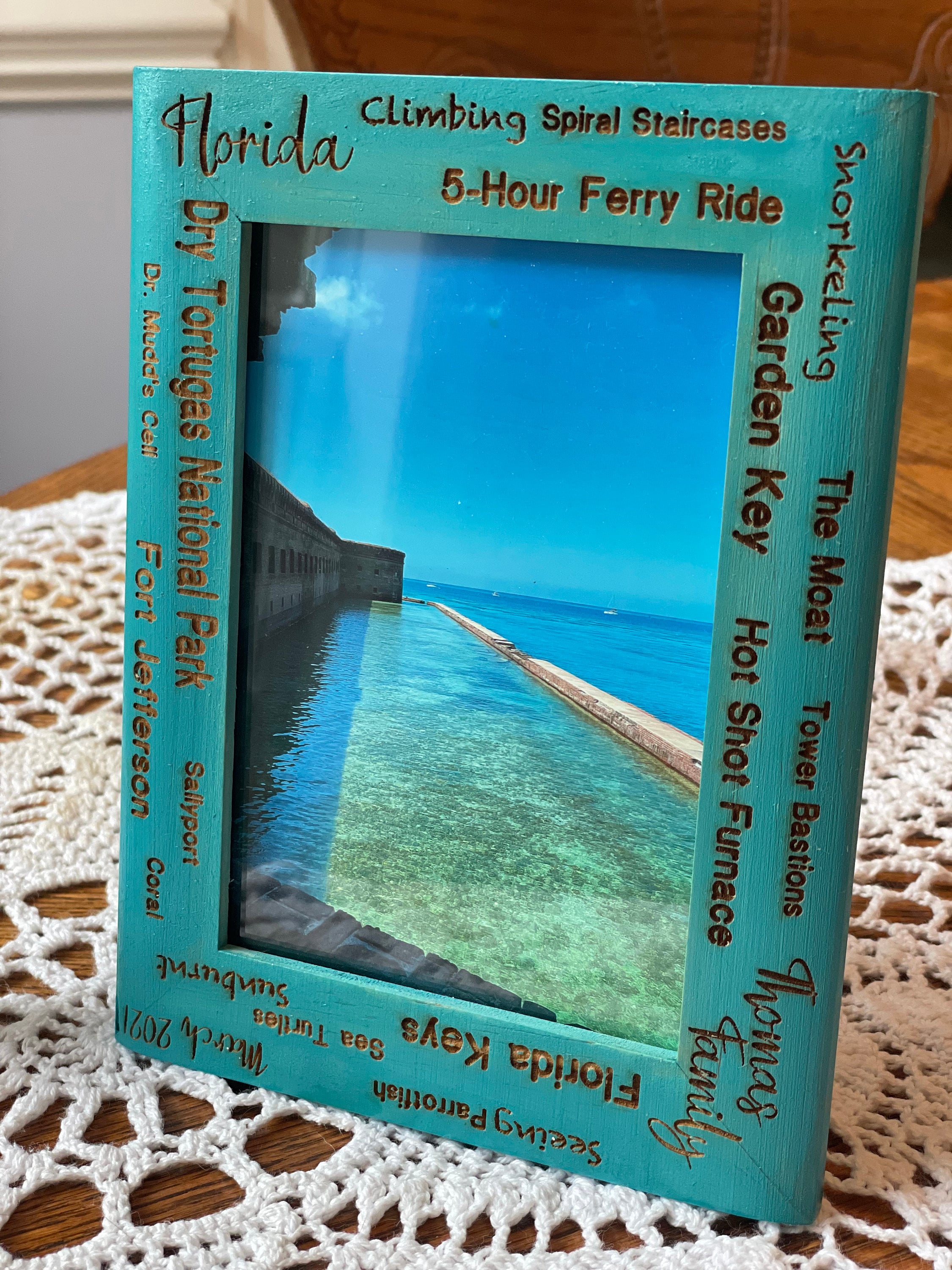 Personalized Picture Frame Vacation Picture Frame National Etsy