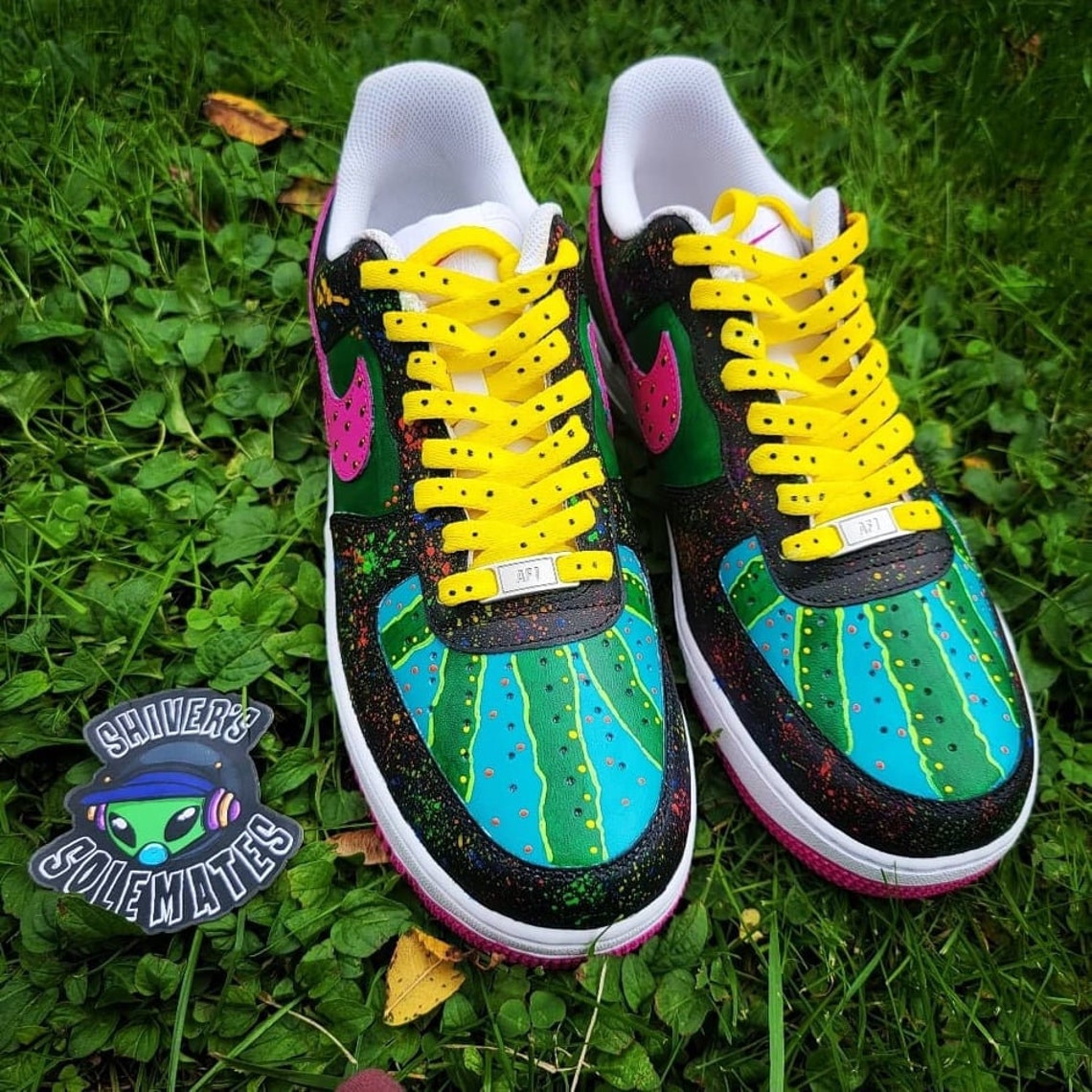 Custom Air Force 1 Air Force 1 Watermelon Custom Air Etsy