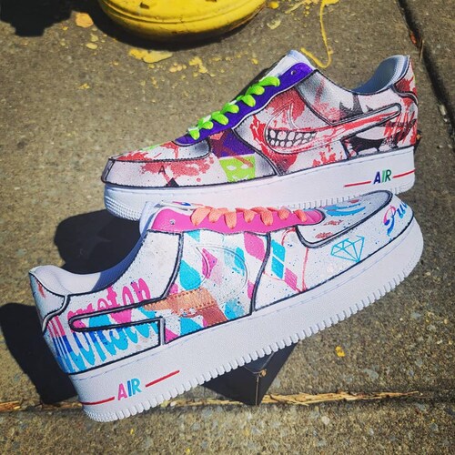 Custom Pastel Air Force Ones - Etsy