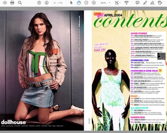 Cosmogirl! April 2004 Women Fashion Magazine - PDF Digital
