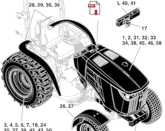Manuel d'entretien des tracteurs compacts John Deere 3033R 3039R 3045R 3046R TM130619 à télécharger