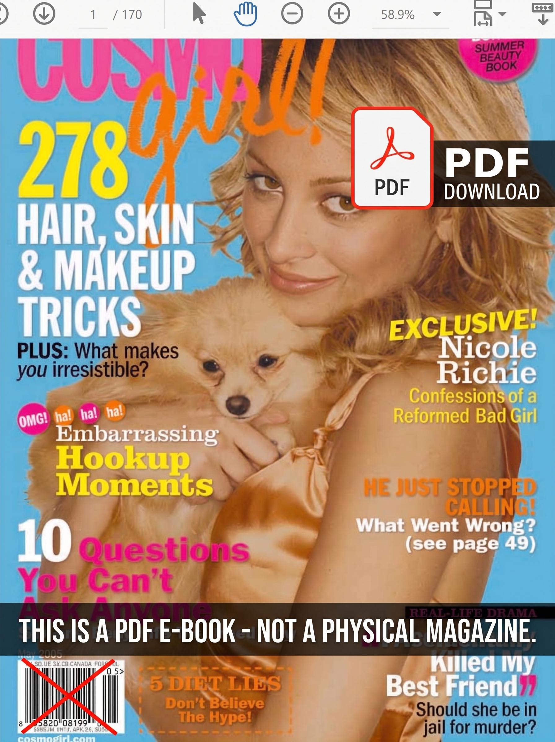 女性情報誌 COSMOgirl! nl Magazine 5 2019 Cosmo Girl Magazine - Etsy