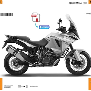 KTM 2015 - 1290 Super Adventure Service Workshop Repair Manual PDF Download