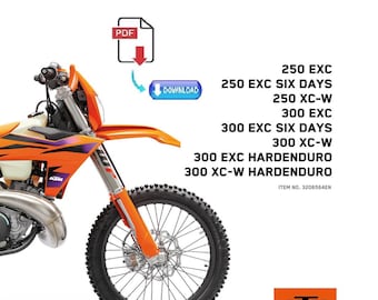 Spanish Language - KTM 2024 - 250 300 Exc Six Days Xc-w Hardenduro