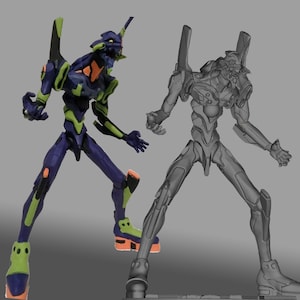 Yakuza Eva split+whole STL 3D Model Print