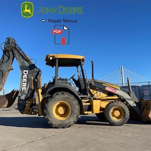 John Deere 410J Backhoe Loader Repair Technical Manual TM10147 Pdf Download
