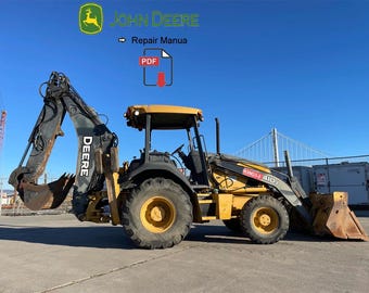 John Deere 410J Backhoe Loader Repair Technical Manual TM10147 Pdf Download