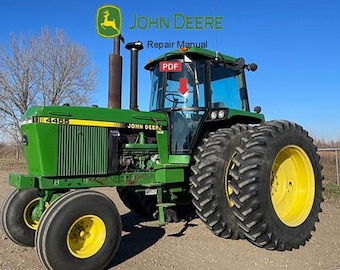 John Deere 4055 4255 4455 Tractors  Repair Technical Manual TM1458 Pdf Download