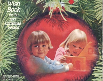 1977 Sears Christmas Catalog, Sears Wish book 1977, Vintage Sears Catalog Magazine  - PDF Digital Download File