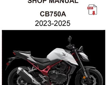 2023-2025 Honda CB750 Hornet Service Repair Manual PDF Download - Etsy