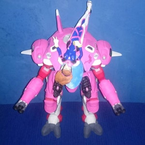 DVa Overwatch Meka Juego Rol dividido STL 3D Model Print