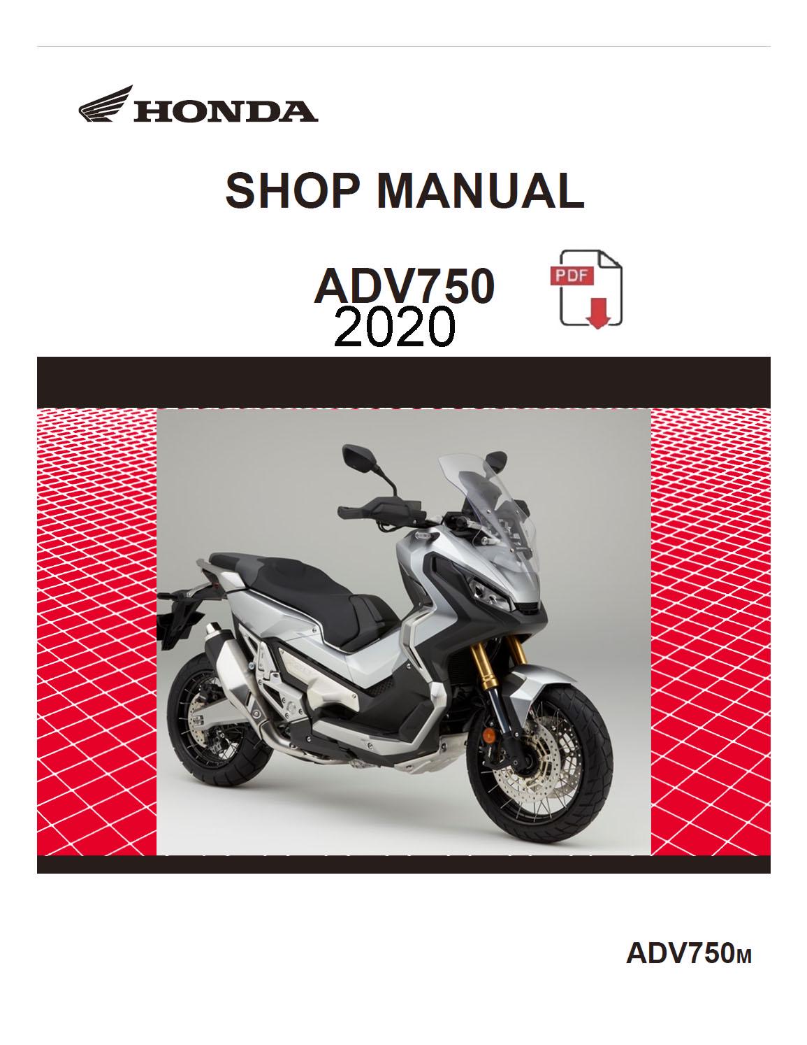 Honda X-ADV 750/750 M 2020 サービス修理マニュアル PDF ダウンロード