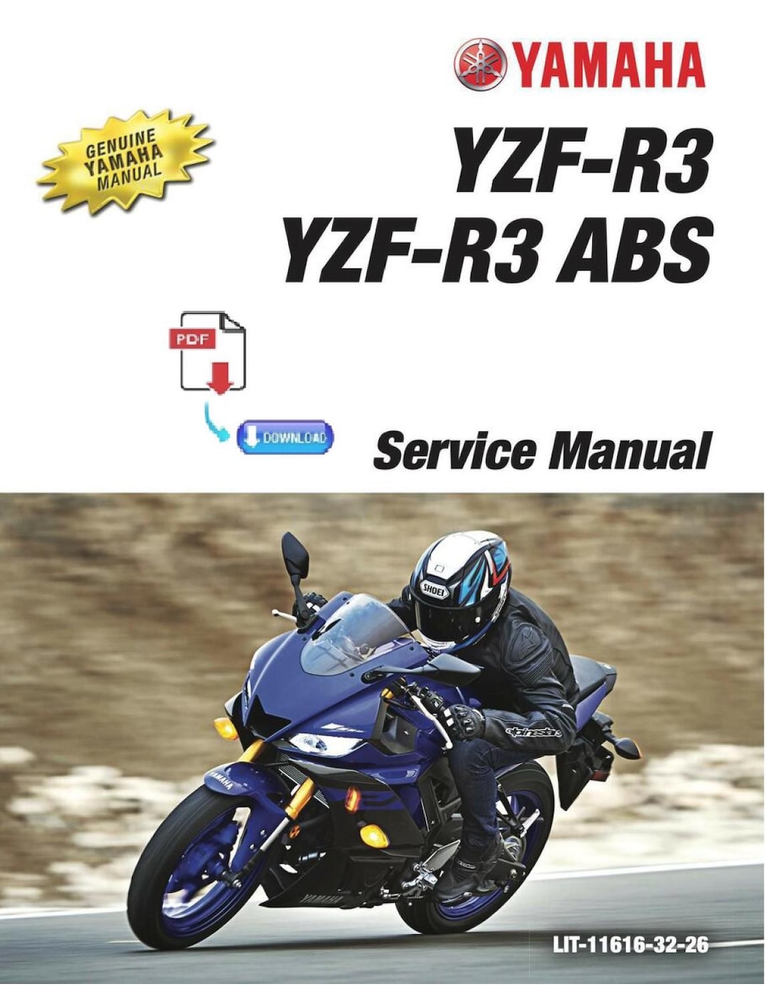 Manual de servicio y reparación de Yamaha YZF R3 2019-2021 (PDF