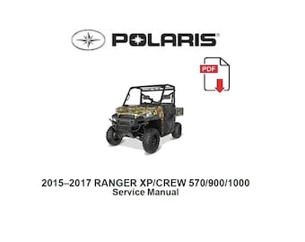 Polaris UTV Ranger XP/Crew 570/900/1000 reparatieservicehandleiding 2015-2017 pdf-download