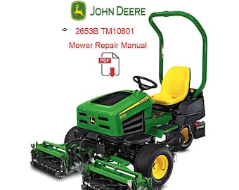 John Deere 2653B trim- en randmaaierservicereparatie Technische handleiding TM108019 PDF-download