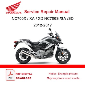 2016 2017 NC700X NC750XA/XD Repair Manual - Etsy