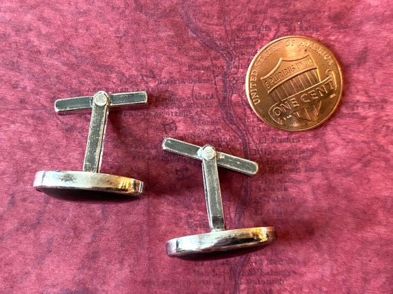Silver and Moonstone Cufflinks and Tie Clasps - image 9