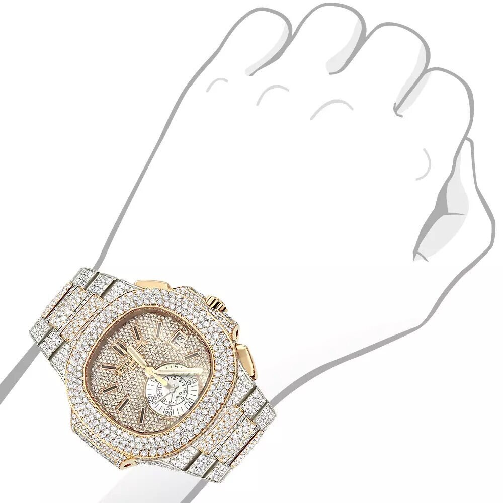 fully iced out patek philippe