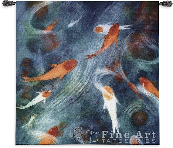 Koi Fish Tapestry