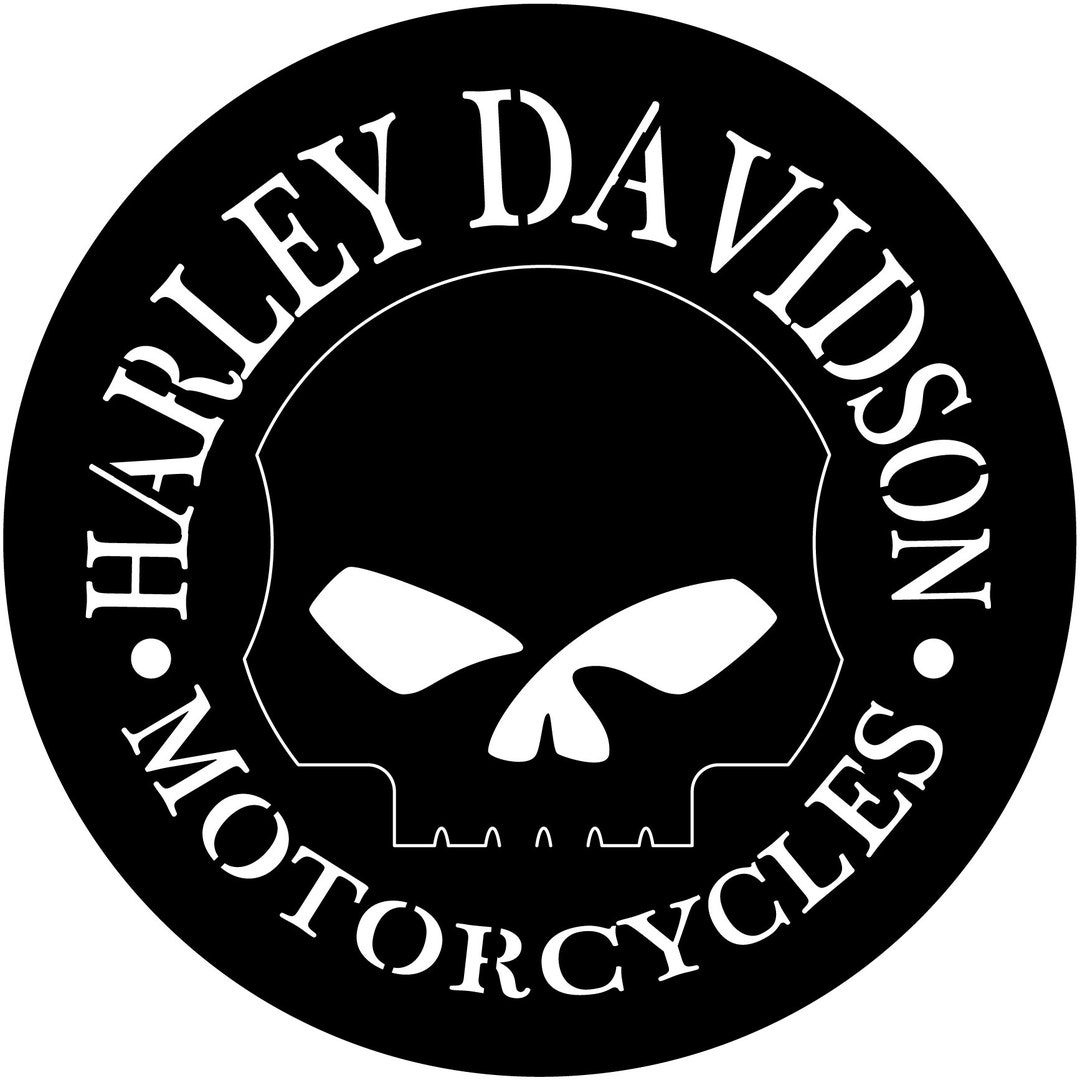 Harley Davidson Metal Sign Bikers Gifts for Him Wall Decor Harley Skull