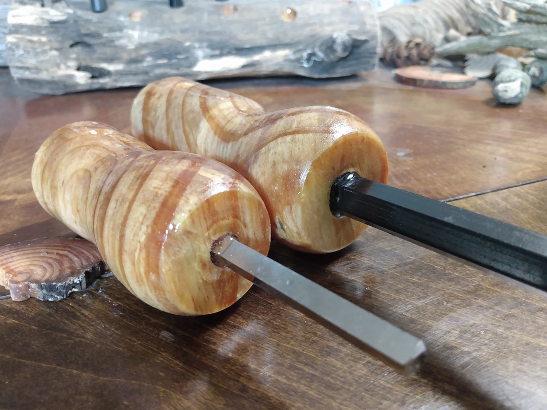 Ferro Rod and Striker Set. Pork Belly Southern Fatwood From Linda