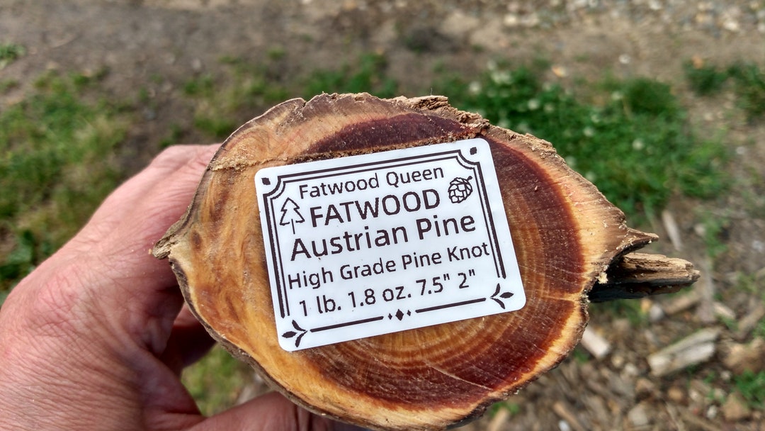 High Grade Pine Knot Fatwood Austrian Pine 99 Resinous For Fire Making