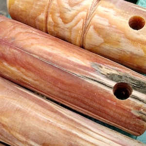 Mangos de madera de olivo torneados para varillas de ferro: Proyecto casero para encender fuego