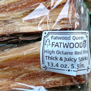 Palitos de pino rojo: iniciador de fuego natural, suministros para artesanías de madera