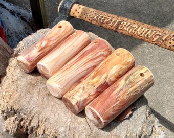 Gedrechselte Fatwood Griffe für Ferro Ruten: DIY Feuer Starter Projekt