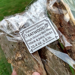 Palitos de pino rojo: iniciador de fuego natural, suministros para artesanías de madera