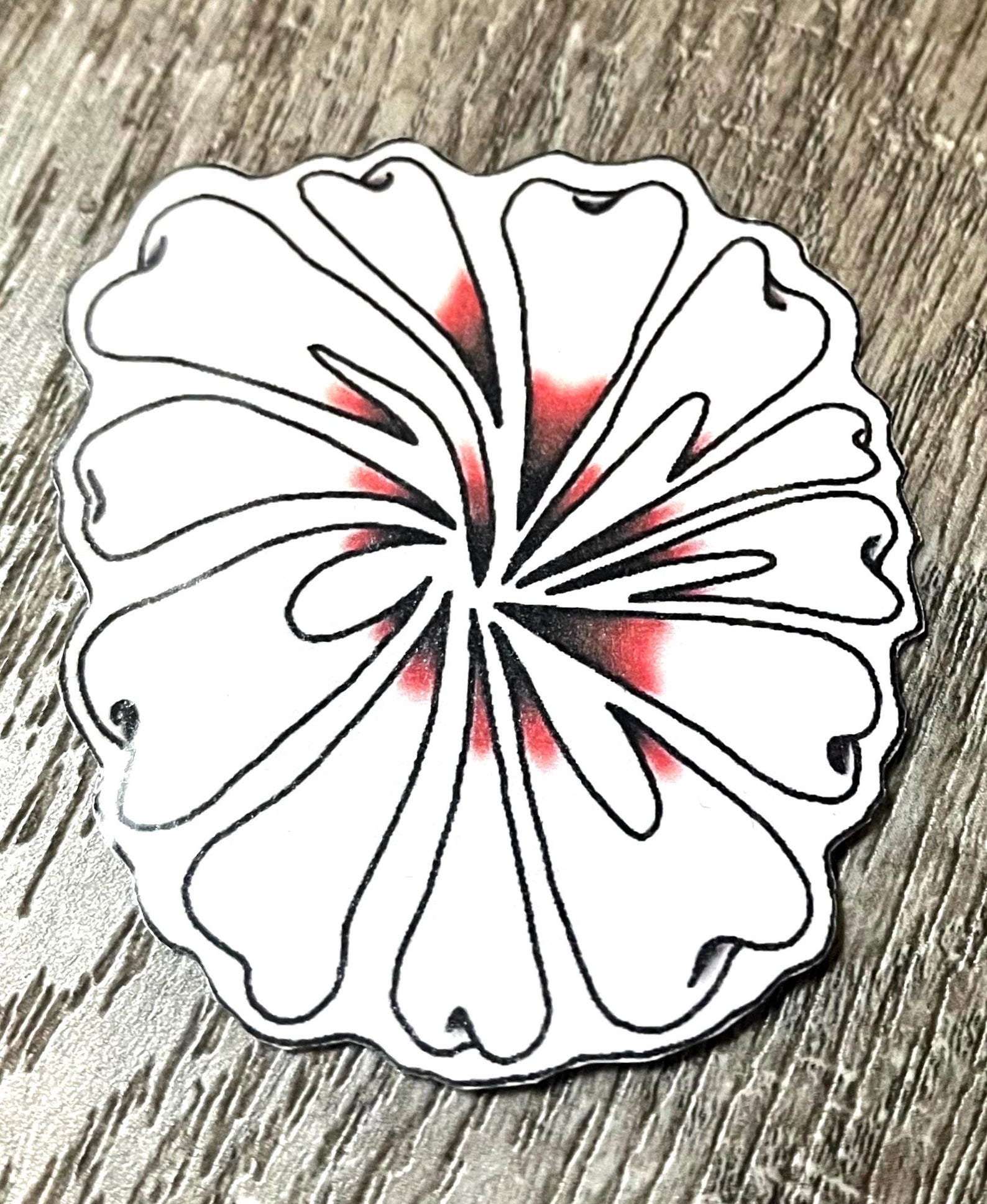 Clutter Tooth Sticker - Etsy