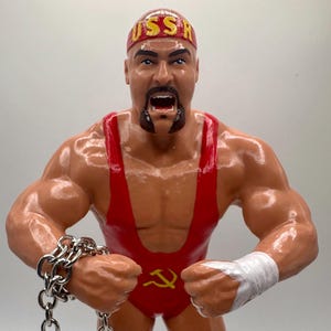 Nikita Koloff WCW WWF Ljn Inspired XOX Custom Rubber Type Full Size Figure Ready to Paint or Painted