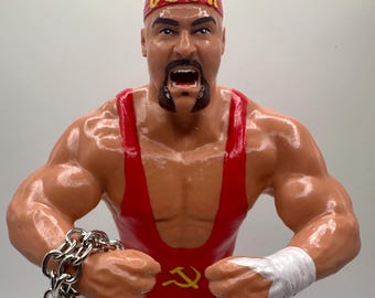 Nikita Koloff WCW WWF Ljn Inspired XOX Custom Rubber Type Full Size Figure Ready to Paint or Painted