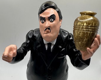 Paul Bearer with Urn WWF LJN Inspired XOX Custom Rubber Type Full Size 8" Figure Ready to Paint or Painted