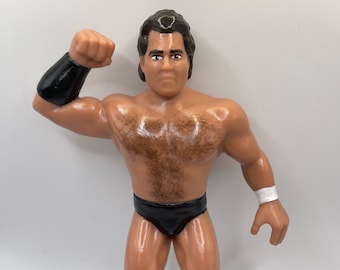 Iron Mike Sharpe WWF LJN Inspired XOX Custom Rubber Type Full Size 8" Figure Ready to Paint or Painted