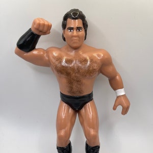 Iron Mike Sharpe WWF LJN Inspired XOX Custom Rubber Type Full Size 8&quot; Figure Ready to Paint or Painted